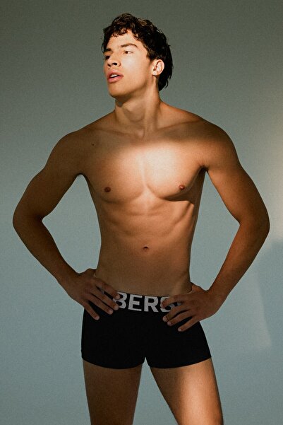 Bershka 3'lü geniş belli boxer paketi