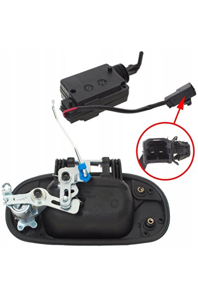 MODECAR Mâner ușă spate exterior și actuator închidere centralizată Fiat Dobl...