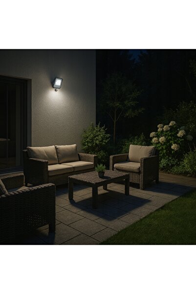 NO BRAND Proiector LED cu Halogen și Senzor de Mișcare 100W 9000lm Senzor Pre...