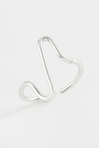 ZERO LAND Nhr-Hlss Zigzag Metal Ring - (175738) Silver Color