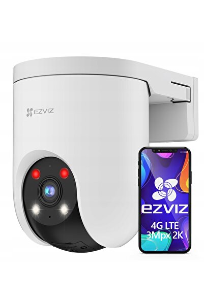 EZVIZ Cameră de supraveghere exterioară rotativă CS-H8c 4G LTE 2K 3MPx H.265