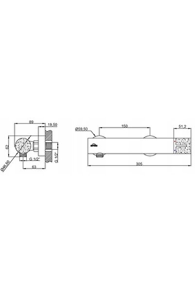 NO BRAND Baterie INVENA pulverizabilă Gabro Plus crom BN-3P-001-V b9929