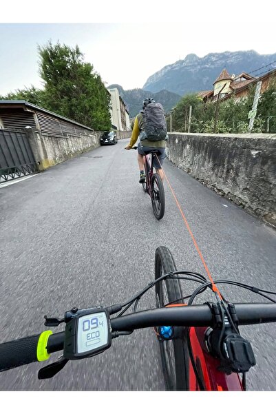 NO BRAND COMMIT COARDĂ DE REMORCAT BICICLETĂ 200cm, pentru biciclete MTB și d...