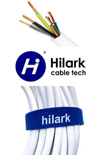 NO BRAND Cablu de alimentare H05VV-F OWY 5x0,75 Prelungitor alb 20m