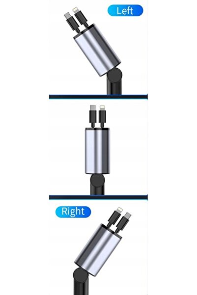 NO BRAND 4 în 1 USB-C PD QC 3.0 104W Încărcător auto pentru brichetă 4 porturi