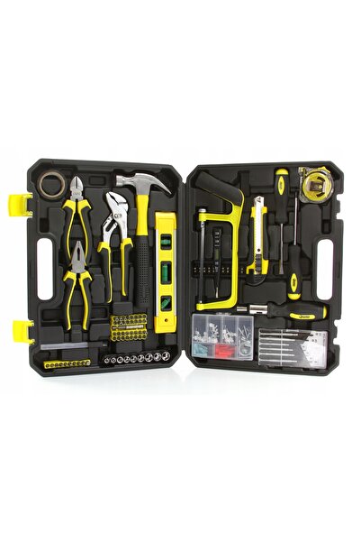 Ripper Set de scule 180 piese, cheie manuală, cutie de scule, biți, nivelă, r...