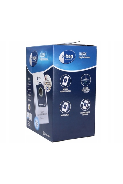 Electrolux S-BAG E201S saci x12 + parfum S-Fresh pentru aspirator ZUS3385P