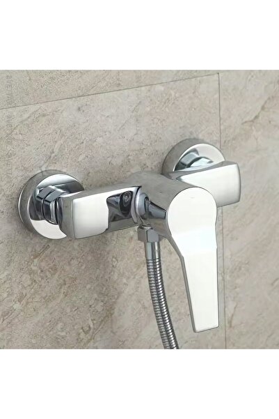 NO BRAND Baterie de baie murală cu duș pentru cadă și pulverizator, cromată