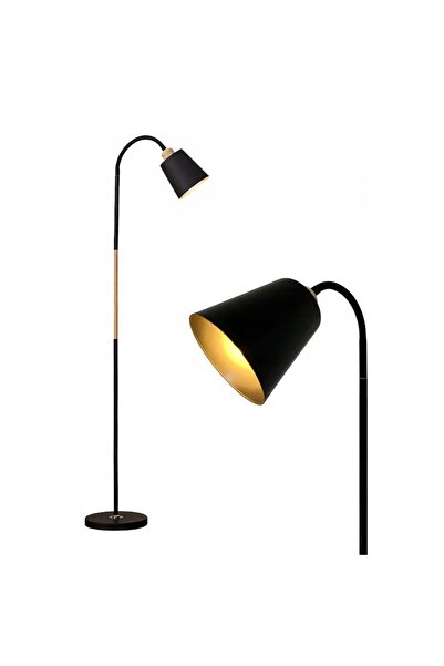 NO BRAND Lampadar LED de podea 1x E27 150cm LOFT pentru lectură, metalic