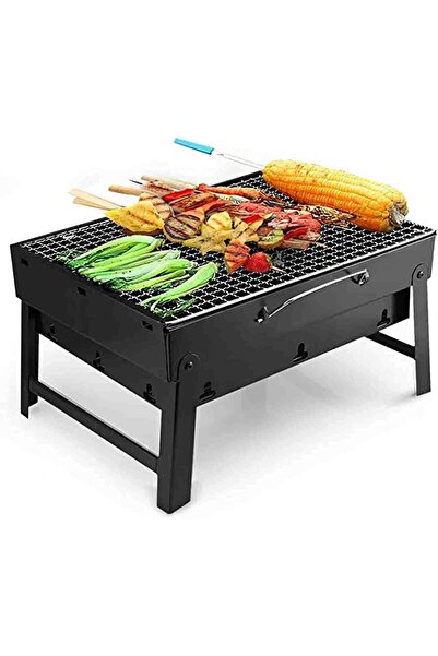 Generic Brand Portable Foldable Charcoal BBQ Grill – Stainless Steel Heavy Du...