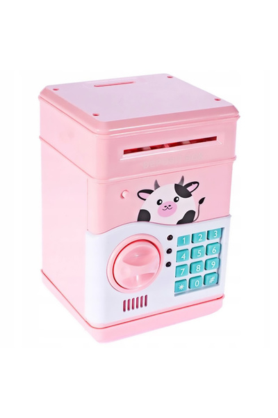 NO BRAND Pușculiță electronică pentru copii, cutie de bani sigură, cu cod PIN...