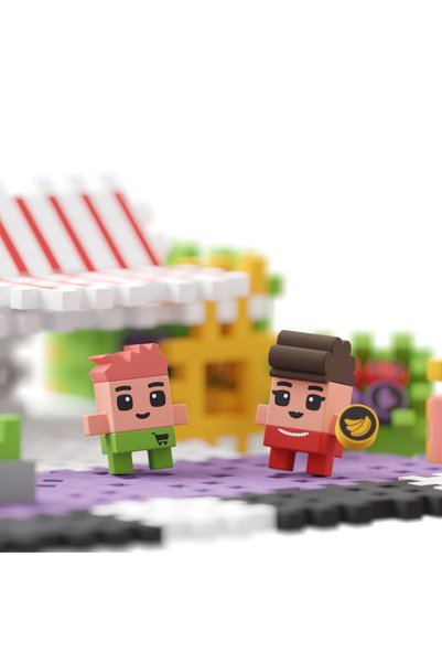 Marioinex Wafle Mini City Shop (magazin) 148 el