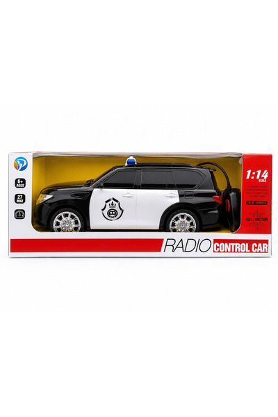 Generic Brand 1:14 Scale Remote Control Police Car with Lights 4Ch 27Mhz Rc S...
