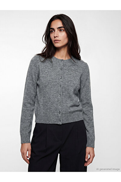 LC Waikiki Cardigan tricotat de damă cu guler rotund