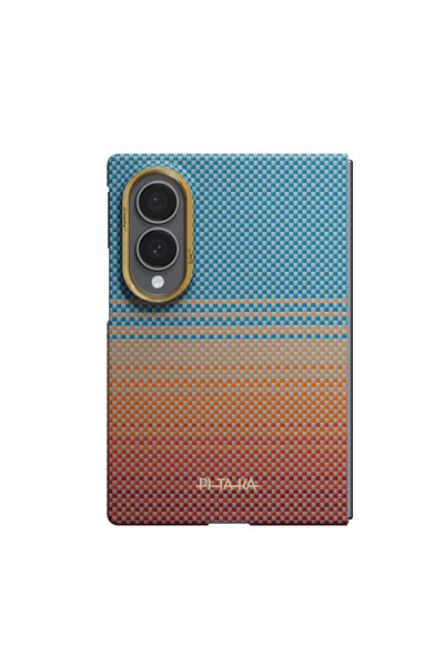 PITAKA Galaxy Z Fold 8 Kılıf M-safe Aramid Karbon Fiber Sunset 2.0 California...