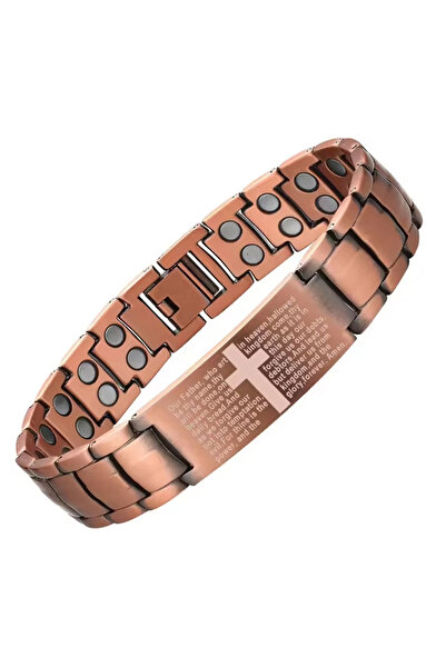 Choice3 SZJSL-P Men's Purple Copper Magnetic Therapy Bracelet for Exercise, R...