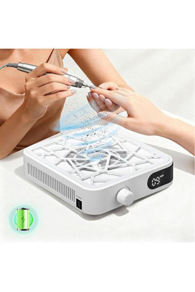 Choice X10MINI 6000RPM Nail Dust Collector With Adjustable Speed Charge Displ...