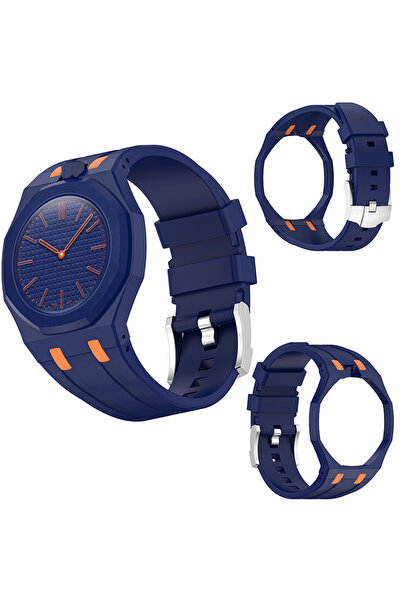 Choice13 حافظة حماية صلبة من البولي كربونات 2 في 1 من Royal POP Blue Orange-1...