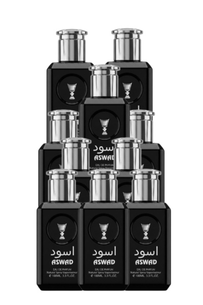 ROSELLA 10 Pieces Aswad Perfume 100ML