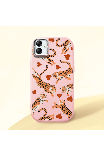 ucuc Pink Silicone Case with Shock-Absorbing Camera Protection Compatible wit...