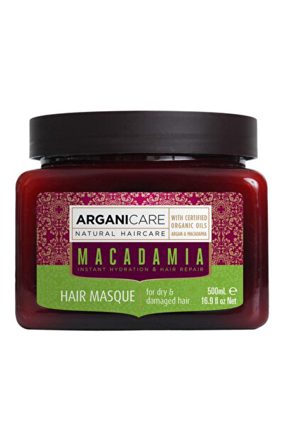 Arganicare Masca Reparatoare cu Ulei de Macadamia pentru Par Uscat si Deterio...