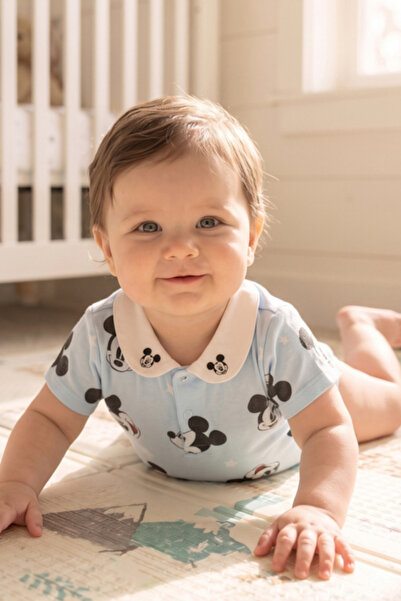 R&B Mickey Mouse Print Bodysuit