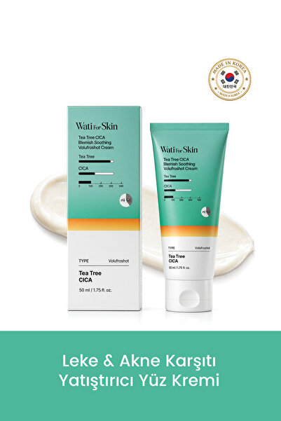 wati for skin Tea Tree Cica Blemish Soothing Volufroshot Cream / Anti-Blemish...