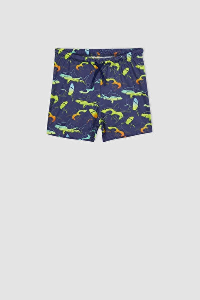 DeFacto Boy's Shark Pattern Swimsuit