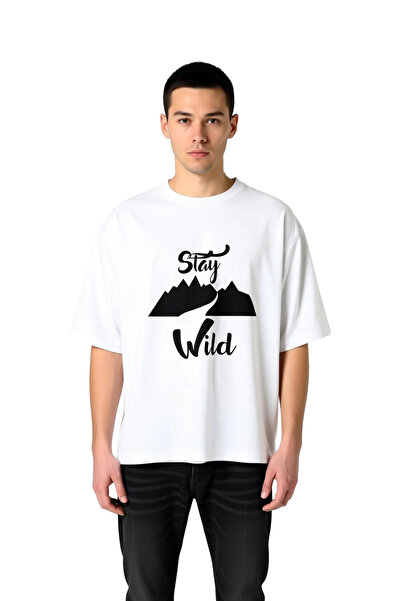 PayBuy Call of the Wild in Nature Printed Men's Oversize T-Shirt