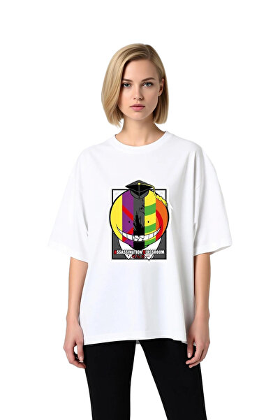PayBuy Women's Oversize Graphic Printed Short Sleeve T-Shirt Training Themed ...