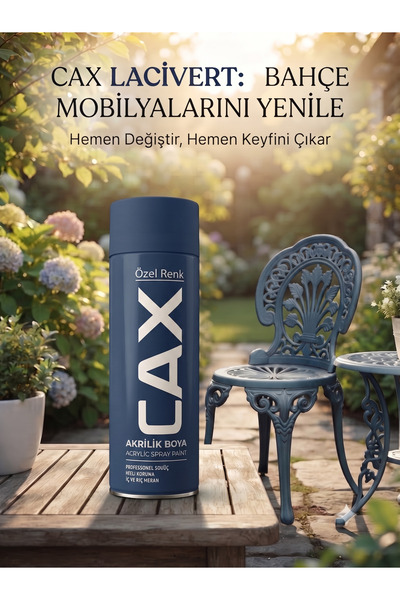 caxcolors CAX Rengi Akrilik Sprey Boya 400ml - Ahşap Bahçe Mobilyası ve Hobi ...