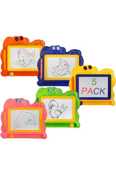 NALACAL Mini Magnetic Drawing Board for Kids, Travel Size Erasable Doodle Boa...