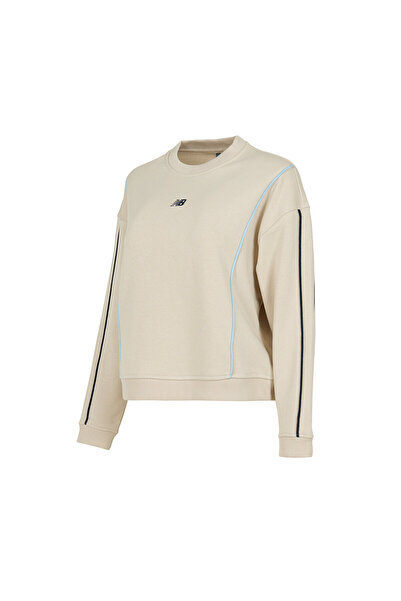 New Balance WNC3631 Bej Kadın Sweatshirt