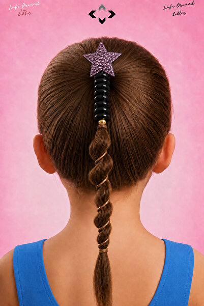 LİGROUND 1Pcs Girls' Macaron Hairpin Spiral Hair Clip with Figures Patterned ...