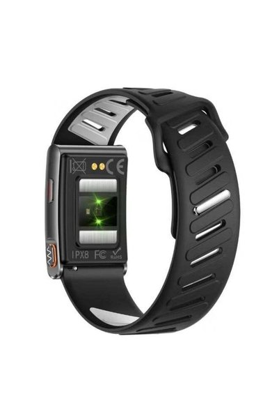 Generic Screenless Fitness Tracker Smart Band – Heart Rate Monitor, Sleep Tracker, Step & Calorie Counter, 3ATM Waterproof Activity Bracelet, Black