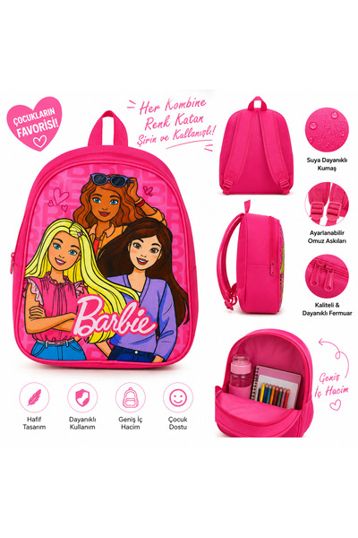 Barbie İlkokul Çantası Beslenme Çantalı Due Fun In The Sun BESLENME KUTUSU HE...