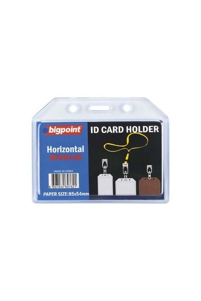 NO NAME Bigpoint 660 5-Pack Horizontal Transparent Soft Card Holder