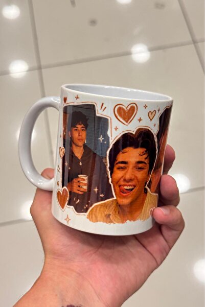 Namgo Crush Full Collage White Porcelain Mug - Efe
