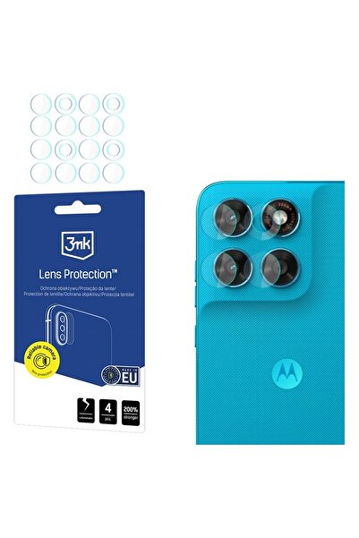 3MK Προστατευτικά φακών κάμερας για Motorola Moto G87, 4 τεμάχια.