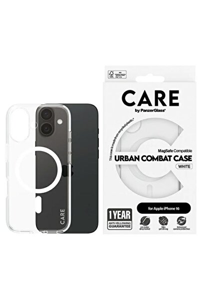 CARE by PanzerGlass® CARE by PanzerGlass Θήκη Flagship iPhone 16 6,1 " λευκό ...
