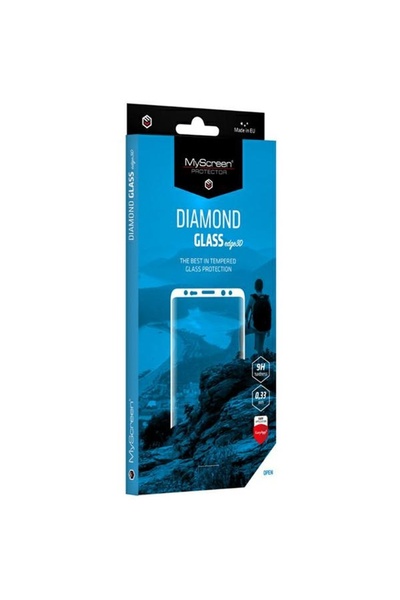 Generic MS Diamond Glass Edge 3D Motorola Moto 30 Fusion μαύρο/μαύρο Σκληρυμέ...