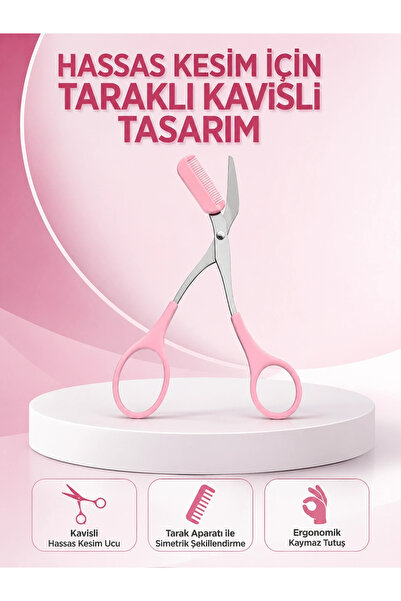 Epilons New generation multifunctional scissors for cleaning around eyebrows,...