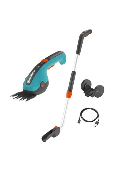 Gardena Foarfecă de gazon fără fir ClassicCut Li cu mâner telescopic, 8 cm