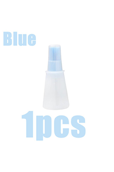 Choice 1pcs Blue 1/2/3pcs Silicone Oil Bottle Brush Oil Dispenser Bottle Barb...