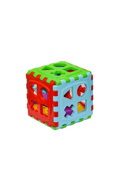 Kiki Cute Bultak Cube Shape Matching Toy 14 Pieces Bpa Free 12 Months+ Educational Toy