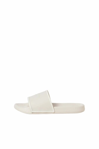 Jack & Jones Men's Beige Jfwartıllery Molded Slıder Sn Slippers & Sandals
