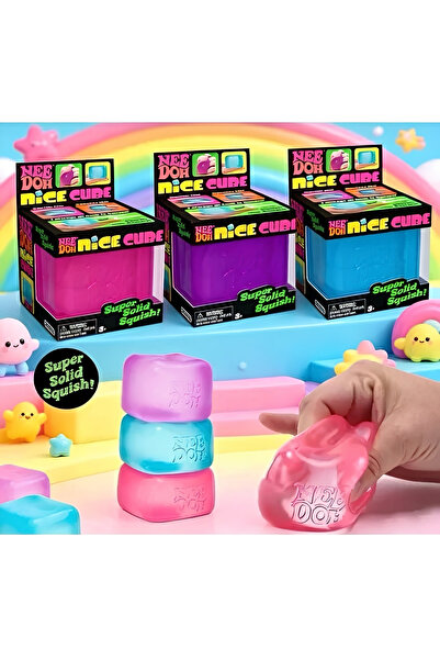 ÖZ OFİS NeeDoh Nice Cube Sensory Squishy Yumuşak Duyusal Stres Oyuncağı - Nee...