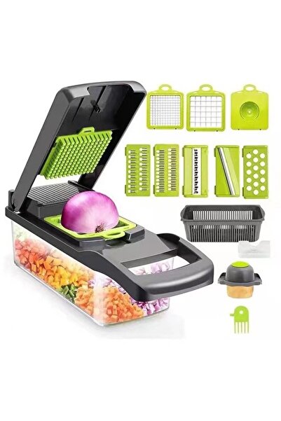 STARSTAR 16-piece vegetable slicer set, mandoline, suitable for dicing and sh...