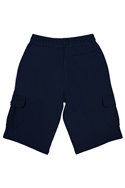 OrganicKid Bon Voyage Erkek Lacivert Kargo Cepli Short