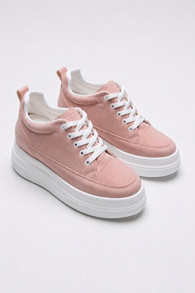 İX CloudLift Kadın Gizli Topuk Sneaker Süet Günlük Rahat Spor Ayakkabı Boy Uzatan 8cm